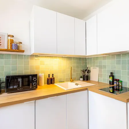 Apartment Guestready - Wabi-sabi Minimal In Marais